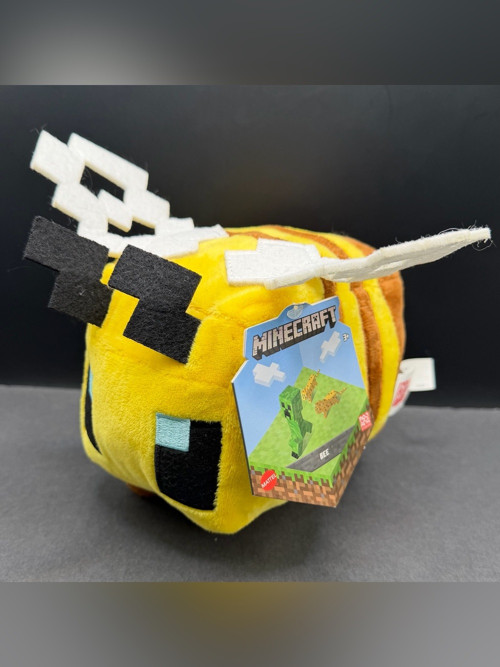 Minecraft‎ Plush Bee - Yellow & Brown- With tags